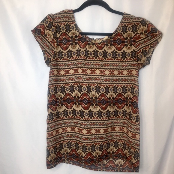 Patterned blouse - Picture 2 of 4